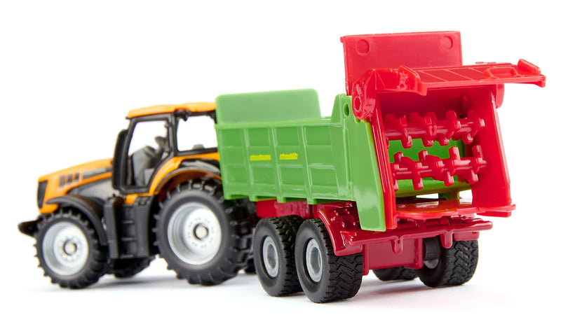Siku - Tractor Jcb With Strautmann Spreader