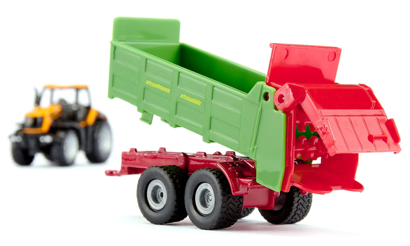Siku - Tractor Jcb With Strautmann Spreader
