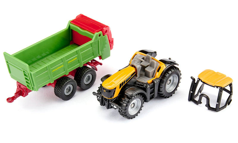 Siku - Tractor Jcb With Strautmann Spreader