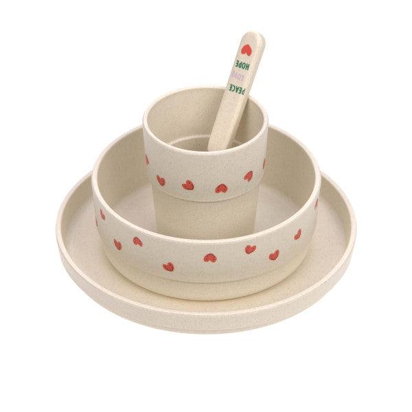 Lassig - Dish Set (Plate, Bowl, Mug, Spoon)