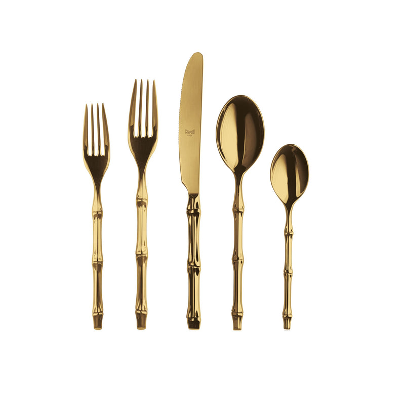 Mepra – Bali Gold – 5-Piece Flatware Set – 101522005O – Image 1
