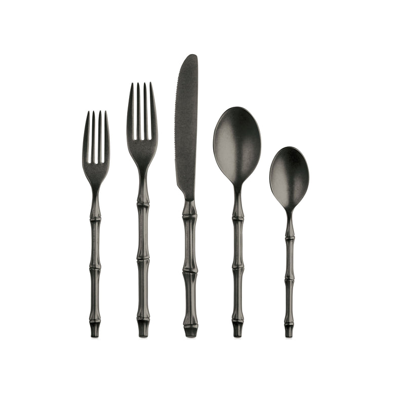 Mepra - Bali Pewter Black Flatware Set - 20 Pcs. – MPR-101522020PON – Image 1