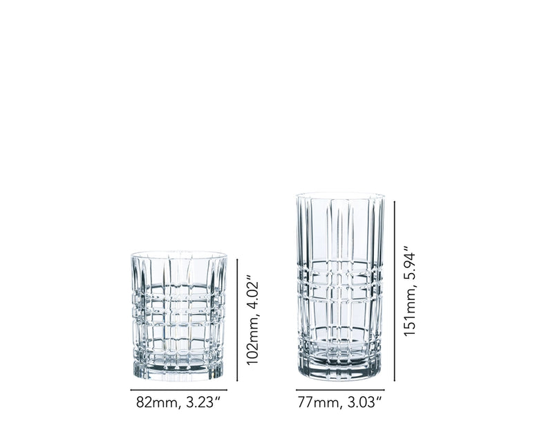 Nachtmann - Highland Square Whisky And Longdrink (Set of 12)