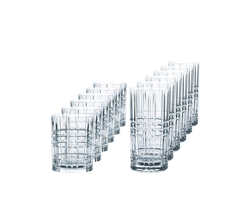 Nachtmann - Highland Square Whisky And Longdrink (Set of 12)