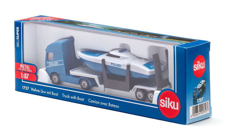 Siku - Volvo Truck With Boat (1:87)
