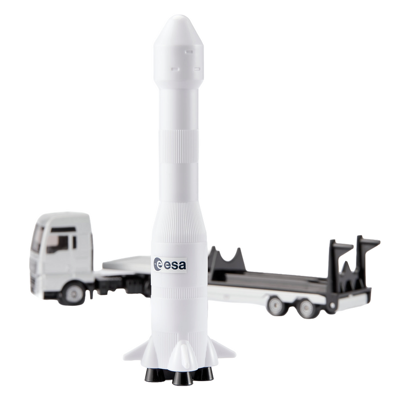 TRUCK WITH ESA ROCKET (1:87)
