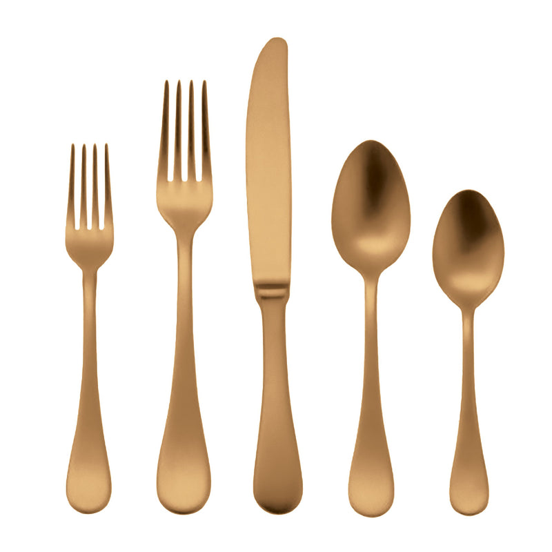 Mepra – Brescia Ice Gold – 5-Piece Flatware Set – 1020B22005OI – Image 1