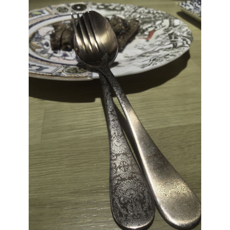 Mepra – Brescia Ice Champagne – 20-Piece Flatware Set – 1020B22020IC – Image 2