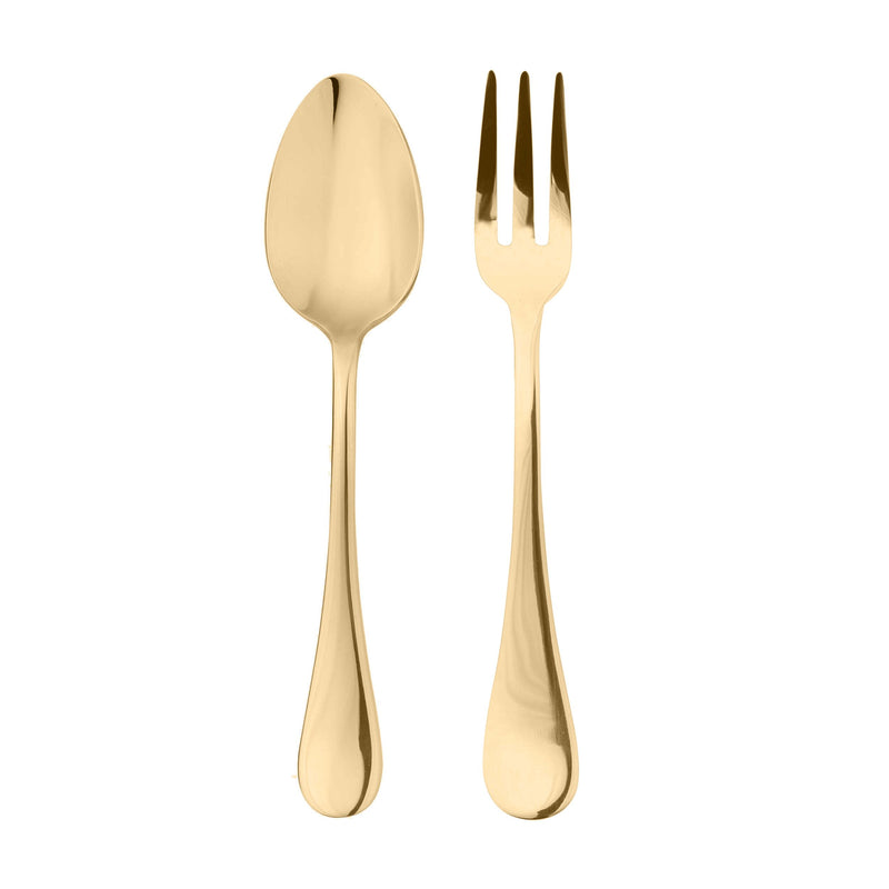 Mepra - Brescia Serving Set - 2 Pcs. - Gold