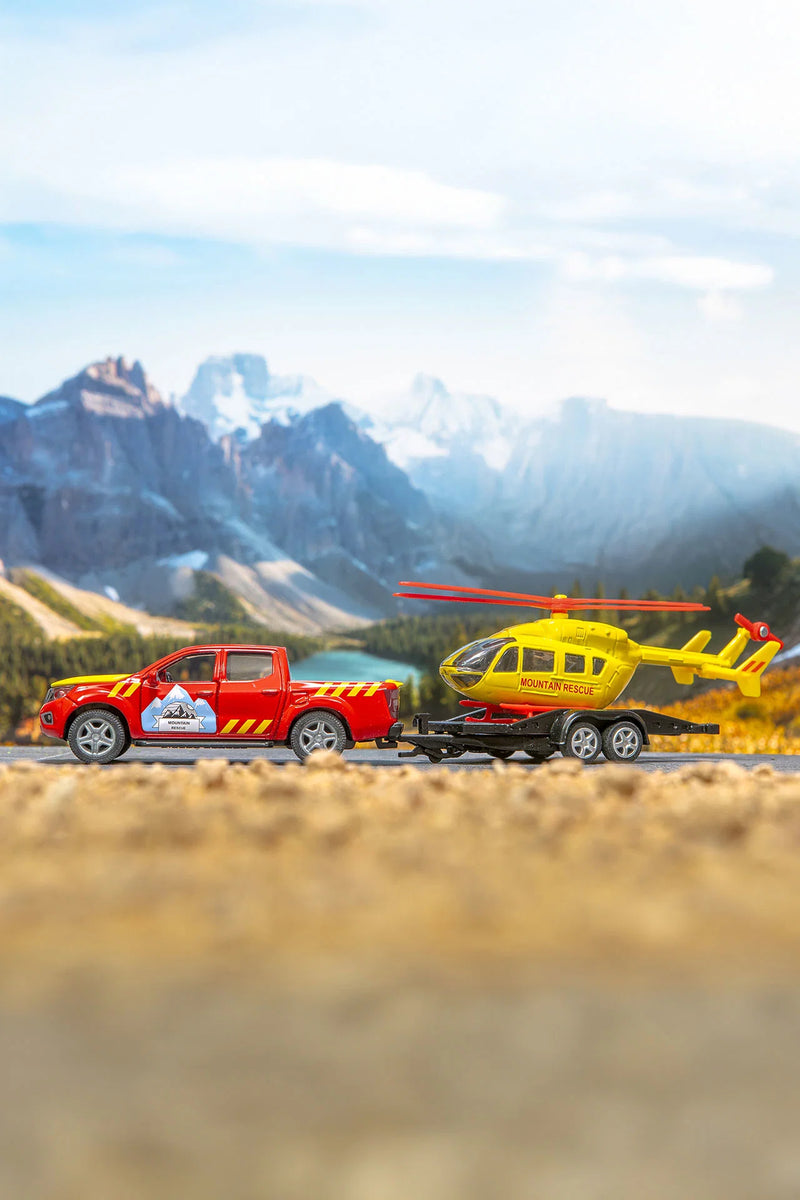 Siku - Nissan Navara With Helicopter (1:50)