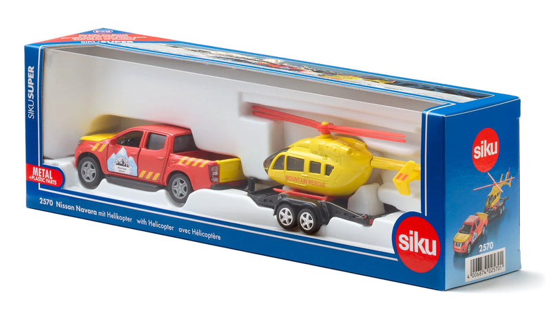 Siku - Nissan Navara With Helicopter (1:50)