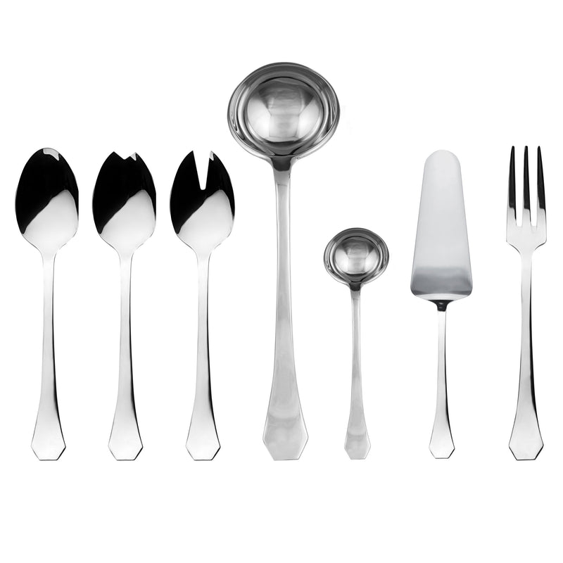 Mepra - Moretto Serving Set - 7 Pcs. - Mirror – MPR-10282207 – Image 1