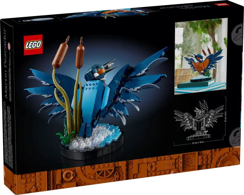 LEGO - 10331 - ICONS - Kingfisher Bird - 834pcs