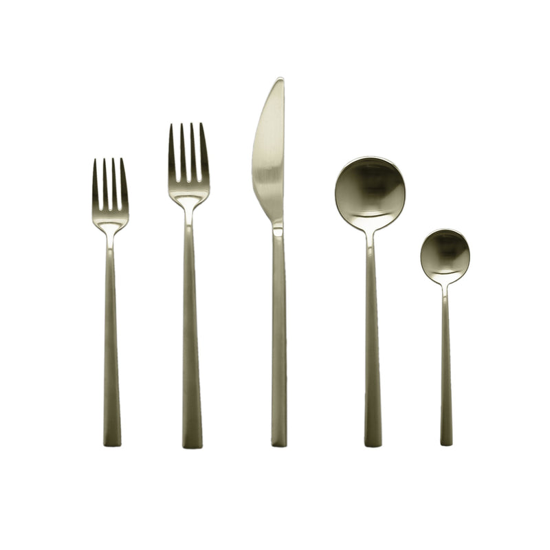 Mepra - Movida Ice Champagne Flatware Set - 5 Pcs. – MPR-103722005IC – Image 1