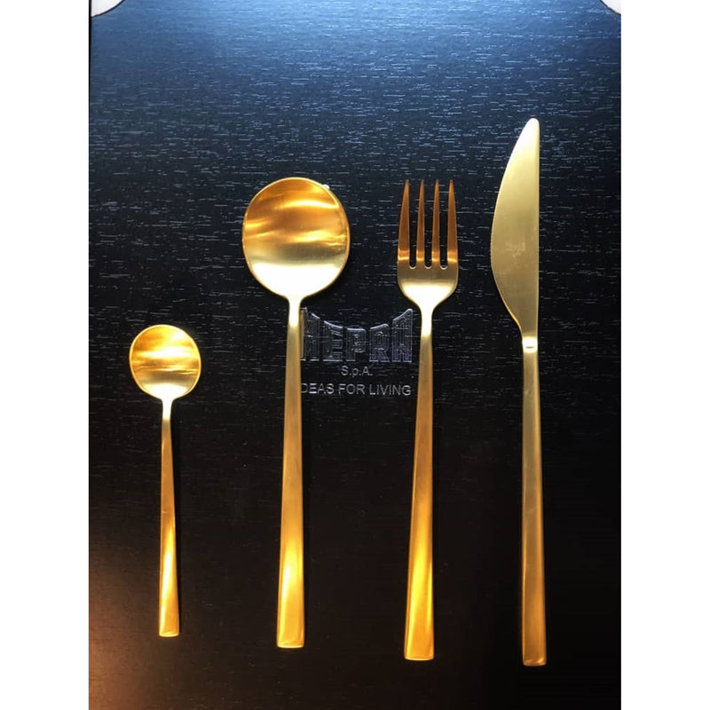 Mepra - Movida Ice Gold Flatware Set - 5 Pcs.