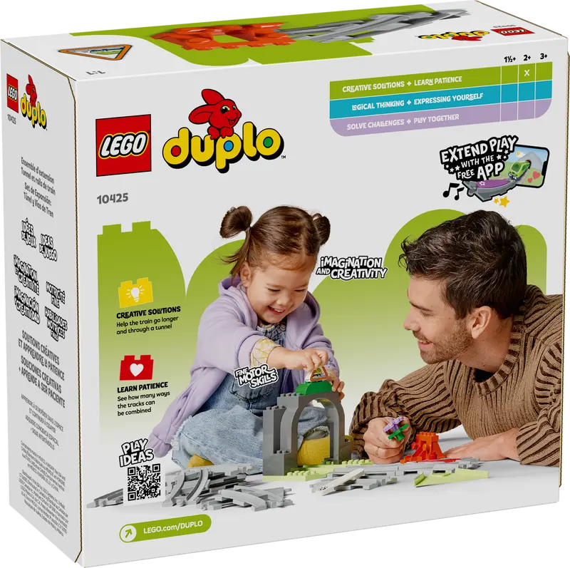 LEGO - 10425 - DUPLO - Train Tunnel and Tracks Expansion Set - 20pcs