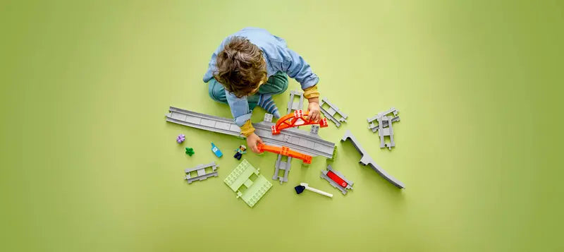 LEGO - 10426 - DUPLO - Train Bridge and Tracks Expansion Set - 42pcs