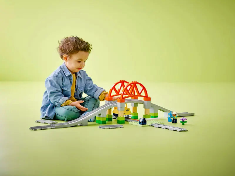 LEGO - 10426 - DUPLO - Train Bridge and Tracks Expansion Set - 42pcs