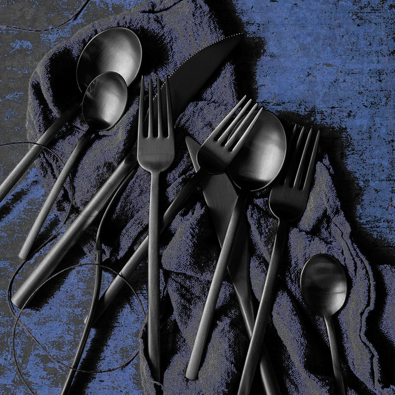 Mepra – Due Ice Black Gold – 20-Piece Flatware Set – 104422020ION – Image 2