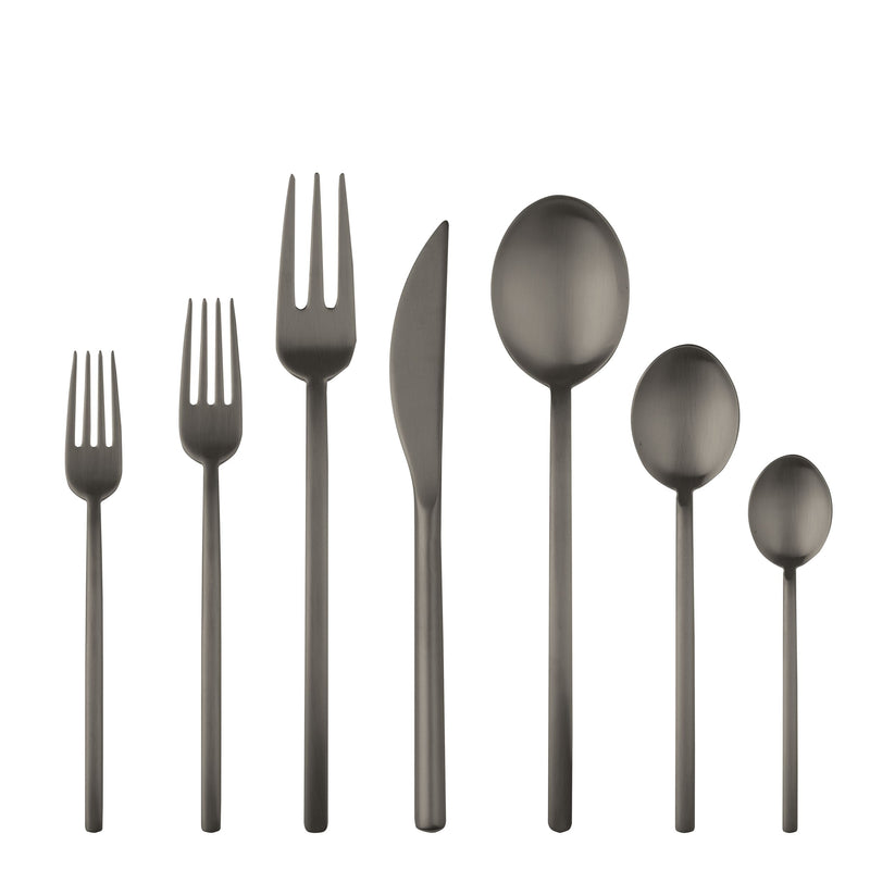 Mepra - Due Ice Black Gold Flatware Set - 32 Pcs. – MPR-104422032ION – Image 1