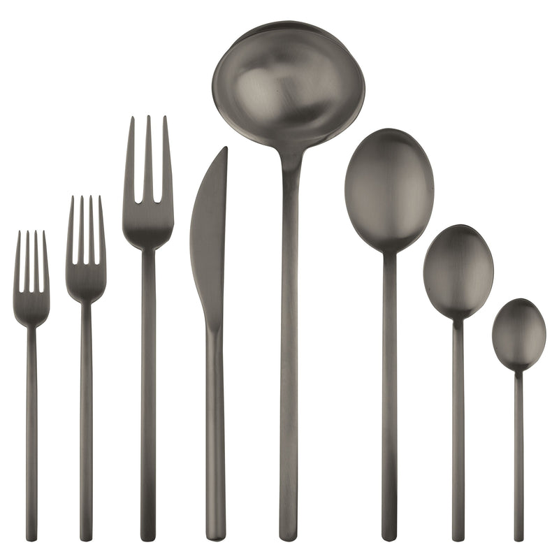 Mepra – Due Ice Black Gold – 43-Piece Flatware Set – 104422043ION – Image 1