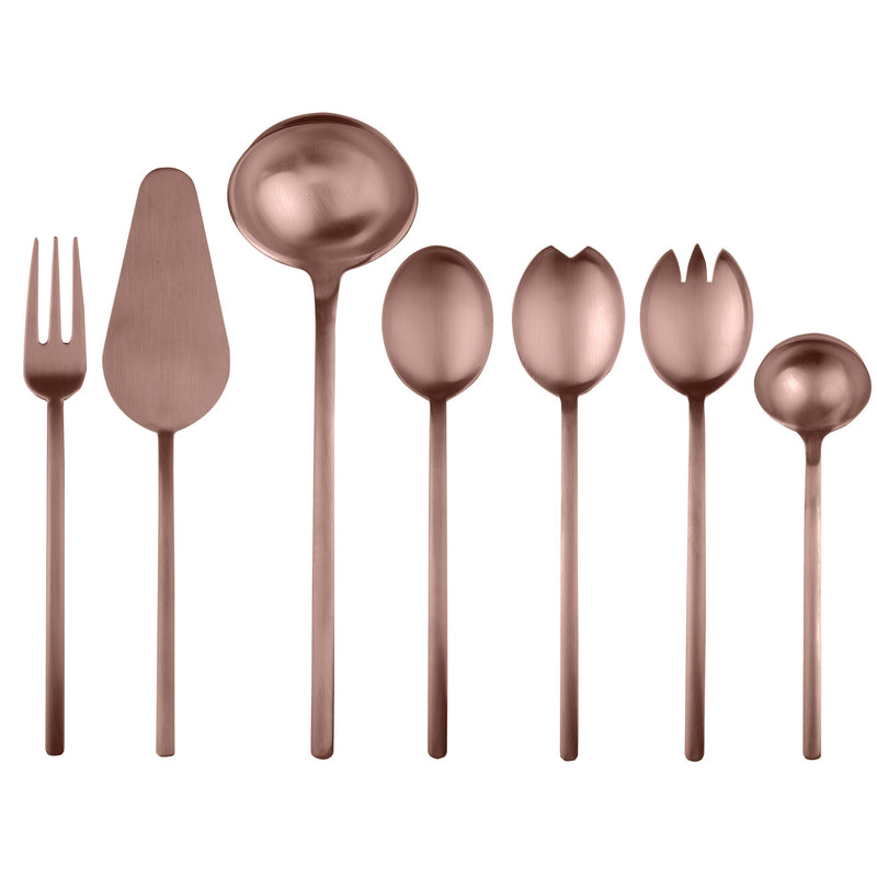 Mepra – Due Ice Bronze – 7-Piece Serving Set – 10442207IB – Image 1