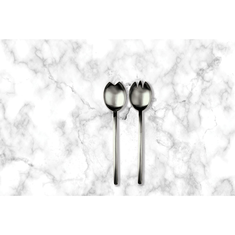 Mepra – Due Ice Black Gold Salad – 2-Piece Serving Set – 104422122ION – Image 2