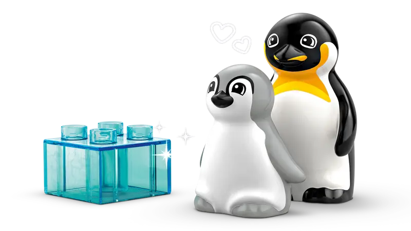 LEGO - 10442 - DUPLO - Wild Animal Families: Penguins & Lions - 10pcs