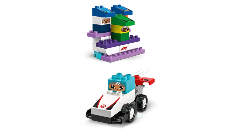 LEGO - 10445 - DUPLO - F1 Team Race Cars & Drivers - 70pcs
