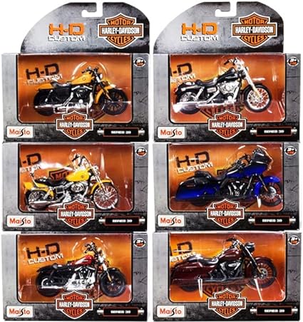 Jada - 1/18 HARLEY DAVIDSON SERIES 42 (Single Random Pick)