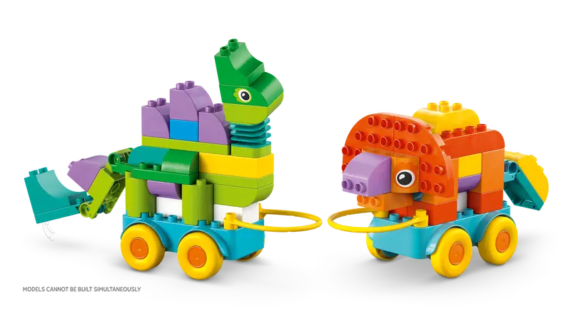 LEGO - 10451 - DUPLO - 3in1 Dinosaurs on Wheels - 108pcs