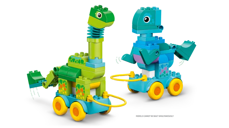 LEGO - 10451 - DUPLO - 3in1 Dinosaurs on Wheels - 108pcs
