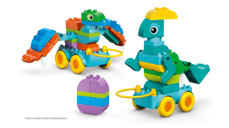 LEGO - 10451 - DUPLO - 3in1 Dinosaurs on Wheels - 108pcs