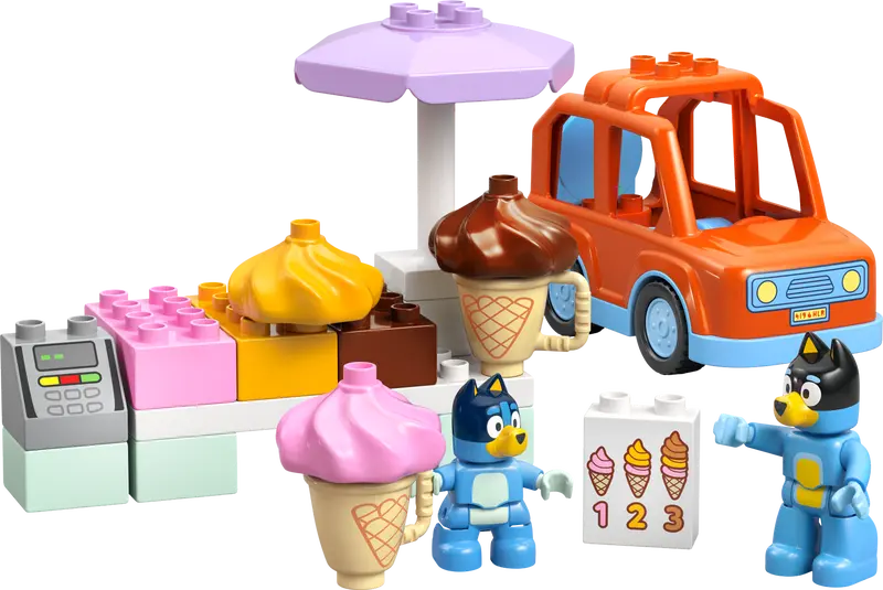 LEGO - 10458 - BLUEY - Ice Cream Trip with Bluey - 22pcs