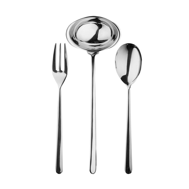 Mepra - Linea Serving Set - 3 Pcs. - Mirror – MPR-104822003 – Image 1