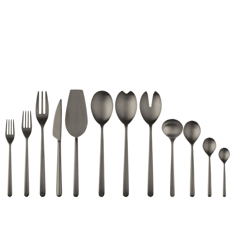 Mepra – Linea Ice oro Nero – 67-Piece Flatware Set – 104822067ION – Image 1