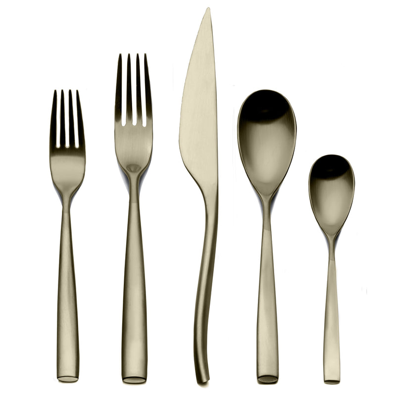 Mepra – Arte Ice Champagne – 5-Piece Flatware Set – 105022005IC – Image 1