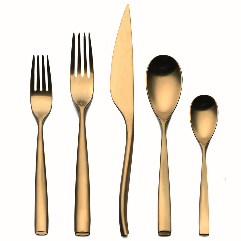 Mepra – Arte Ice Gold – 20-Piece Flatware Set – 105022020OI – Image 1