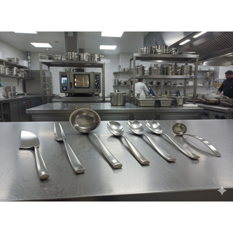Mepra - Arte Serving Set - 7 Pcs. - Ice