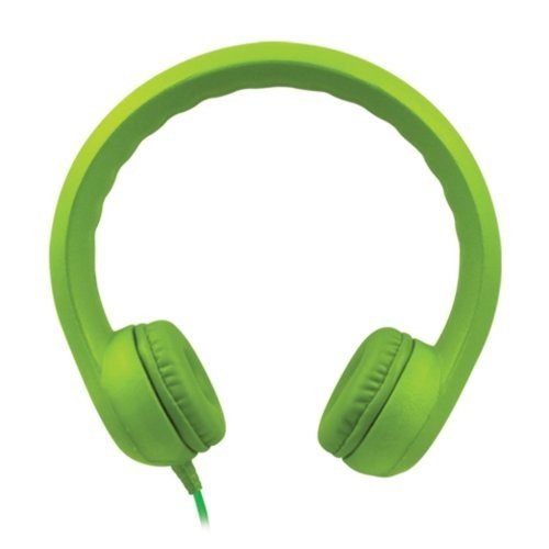 HamiltonBuhl Flex-Phones Foam Headphones in green