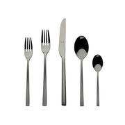 Mepra – Atena Frozen Black Gold – 5-Piece Flatware Set – 106222005FON – Image 1