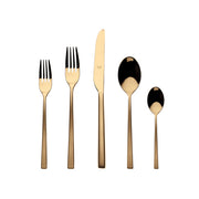 Mepra – Atena Frozen Gold – 5-Piece Flatware Set – 106222005FO – Image 1