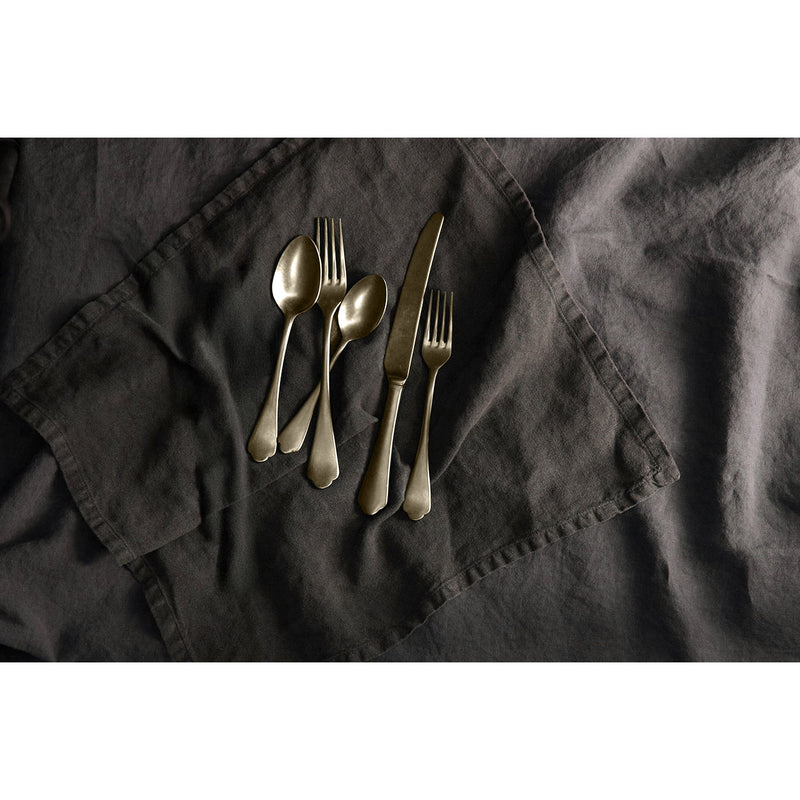 Mepra – Dolce Vita Pewter Champagne – 5-Piece Flatware Set – 106422005PC – Image 2