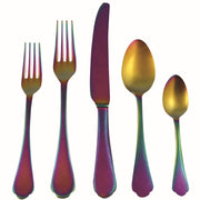 Mepra – Dolce Vita Pewter Rainbow – 20-Piece Flatware Set – 106422020PA – Image 1