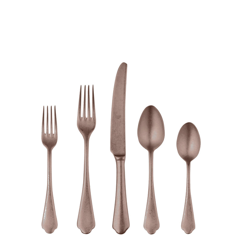Mepra – Dolce Vita Pewter Bronze – 20-Piece Flatware Set – 106422020PB – Image 1