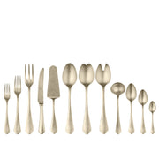 Mepra – Dolce Vita Pewter Champagne – 67-Piece Flatware Set – 106422067PC – Image 1