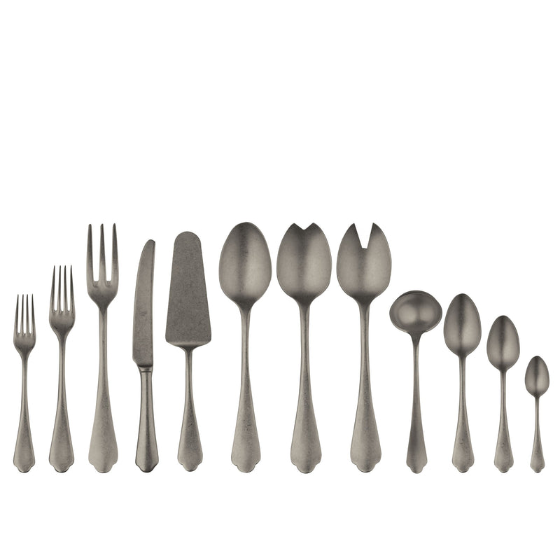 Mepra – Dolce Vita Pewter Black Gold – 67-Piece Flatware Set – 106422067PON – Image 1