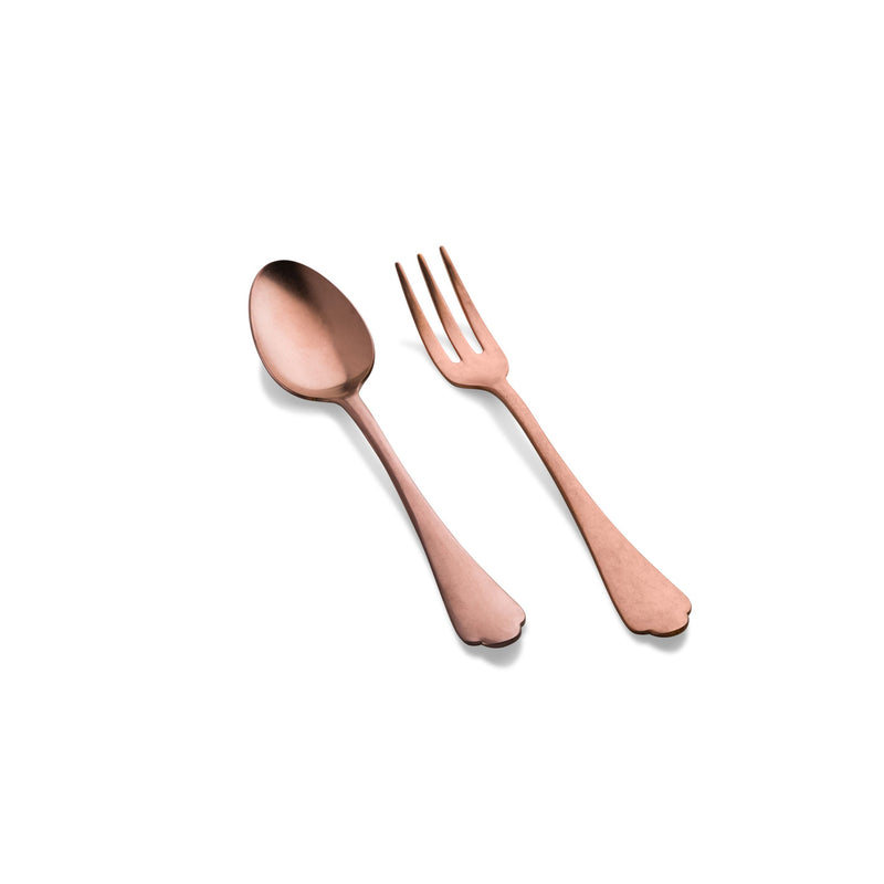 Mepra - Dolce Vita Pewter Bronze Serving Set - 2 Pcs. – MPR-106422110PB – Image 1