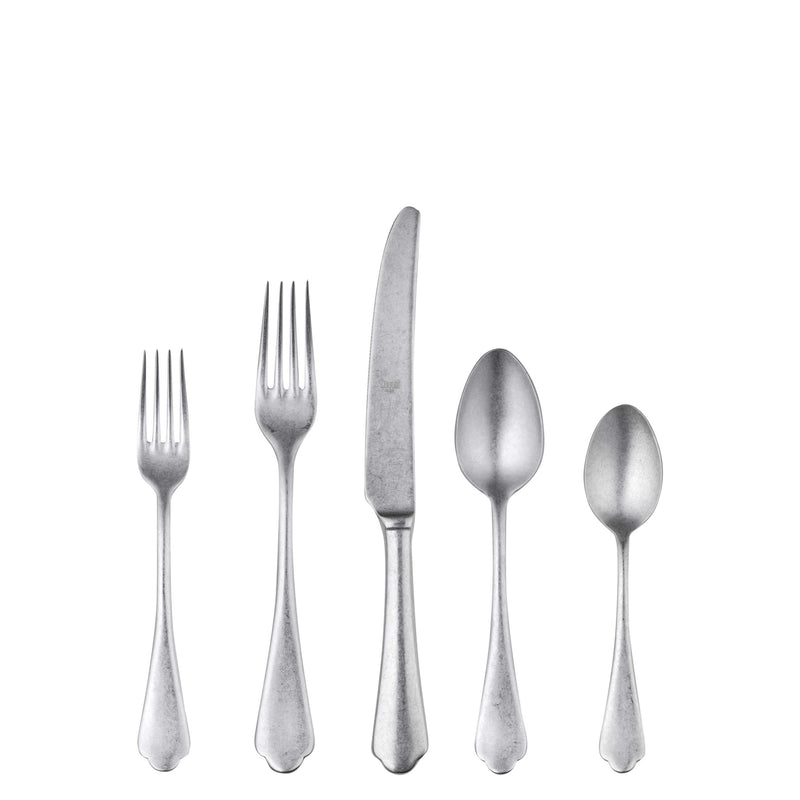 Mepra – Dolce Vita Pewter – 5-Piece Flatware Set – 106622005 – Image 1