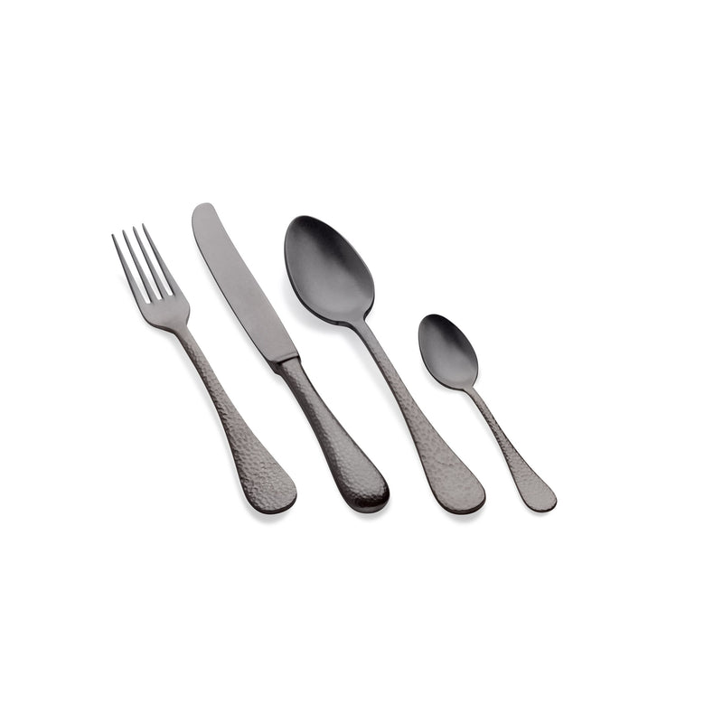 Mepra – Epoque Pewter Black Gold – 32-Piece Flatware Set – 106822032PON – Image 2